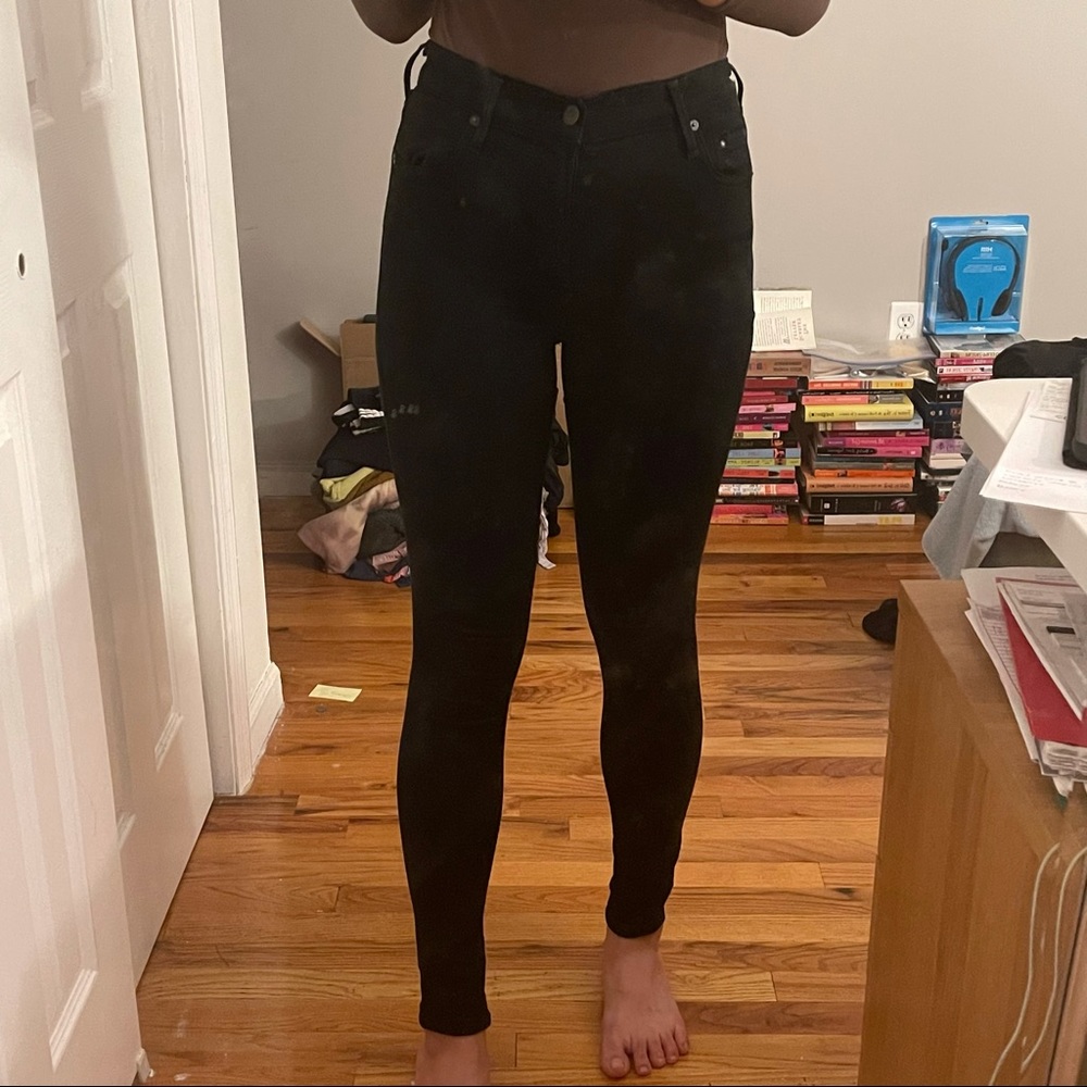 Citizen of Humanity Rocket Skinny in Plush Black